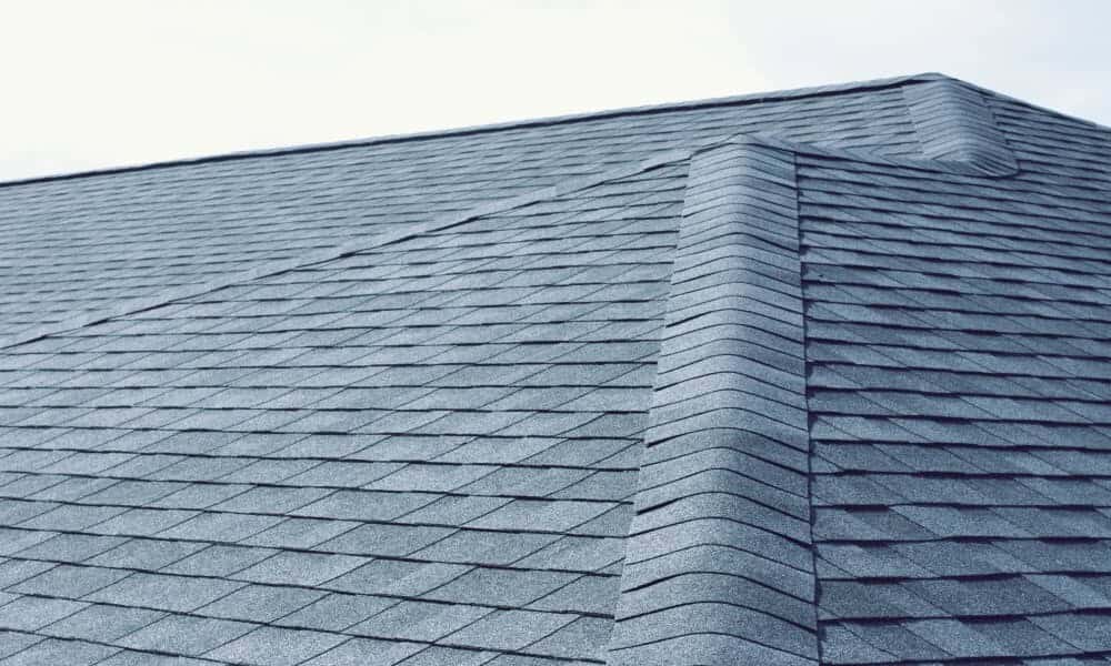 Above All Construction displays an example of a shingle roof.